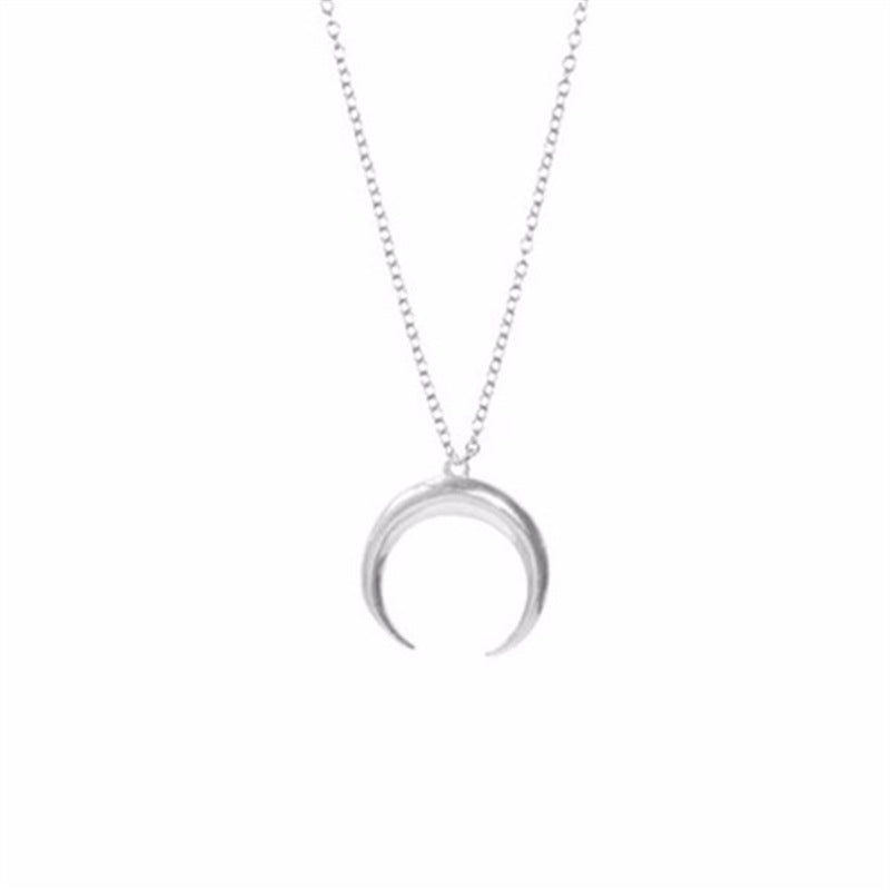 Collier Argent Croissant de Lune